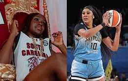 Raven Johnson shows support as ex-teammate Kamilla Cardoso poses for Chicago Sky photoshoot ahead of WNBA season