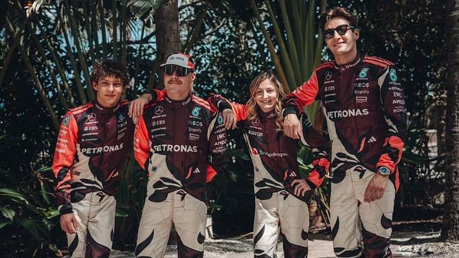 Mercedes driver banned by the team from a specific activity