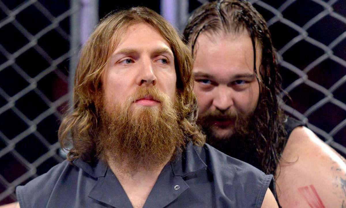 Former WWE superstar, Daniel Bryan with Late Bray Wyatt as part of the Wyatt Family in 2014. Photo credit: WWE.com