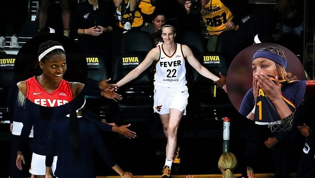 &quot;Toxic culture from last year is gone&quot;: Fans react as Caitlin Clark blessed with heartfelt gesture from teammates after win vs Brazil. (Image Credit: Imagn and Getty)