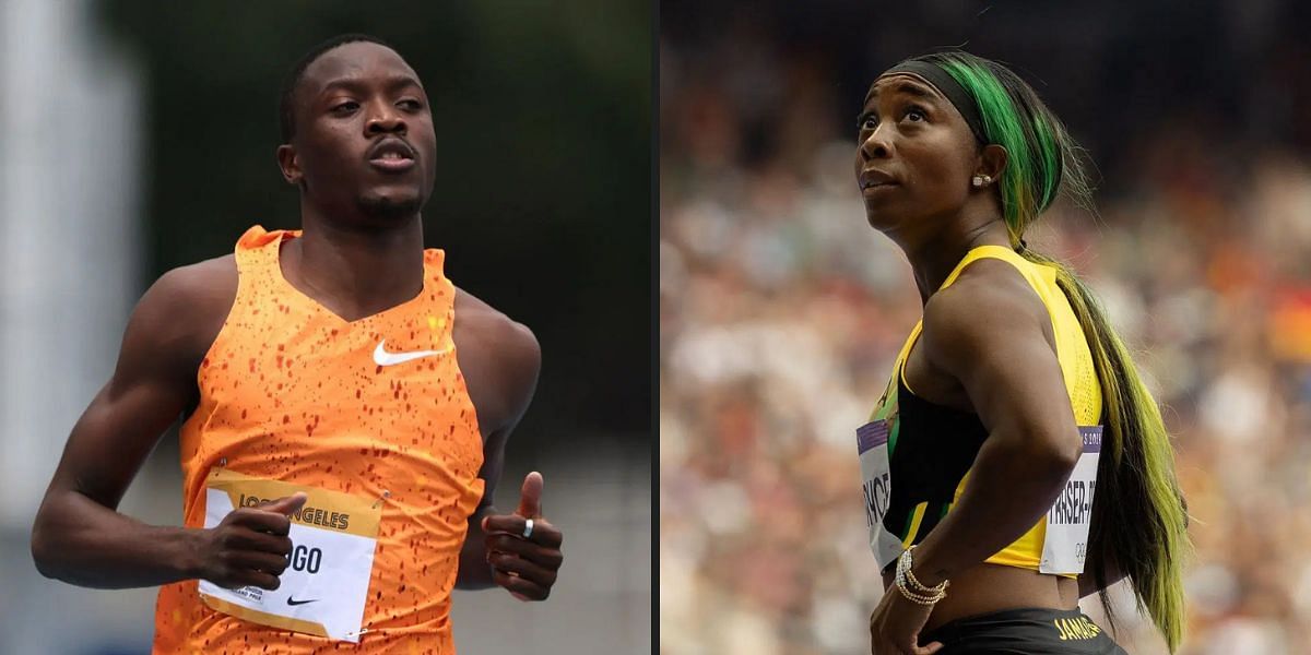 Letsile Tebogo and Shelly-Ann Fraser-Pryce will be in action at Doha Diamond League. PHOTO: Getty Images