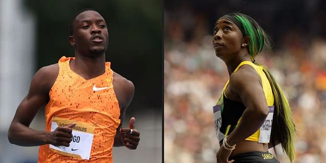 Letsile Tebogo and Shelly-Ann Fraser-Pryce will be in action at Doha Diamond League. PHOTO: Getty Images