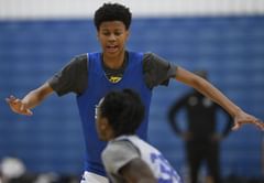 NBA trainer Chris Brickley commends No. 1 2027 prospect Baba Oladotun's "understanding of the game"