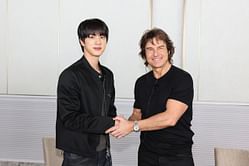 "Oh He's a fan fr" — Fans react as Tom Cruise encourages BTS' Jin to become an IMF agent