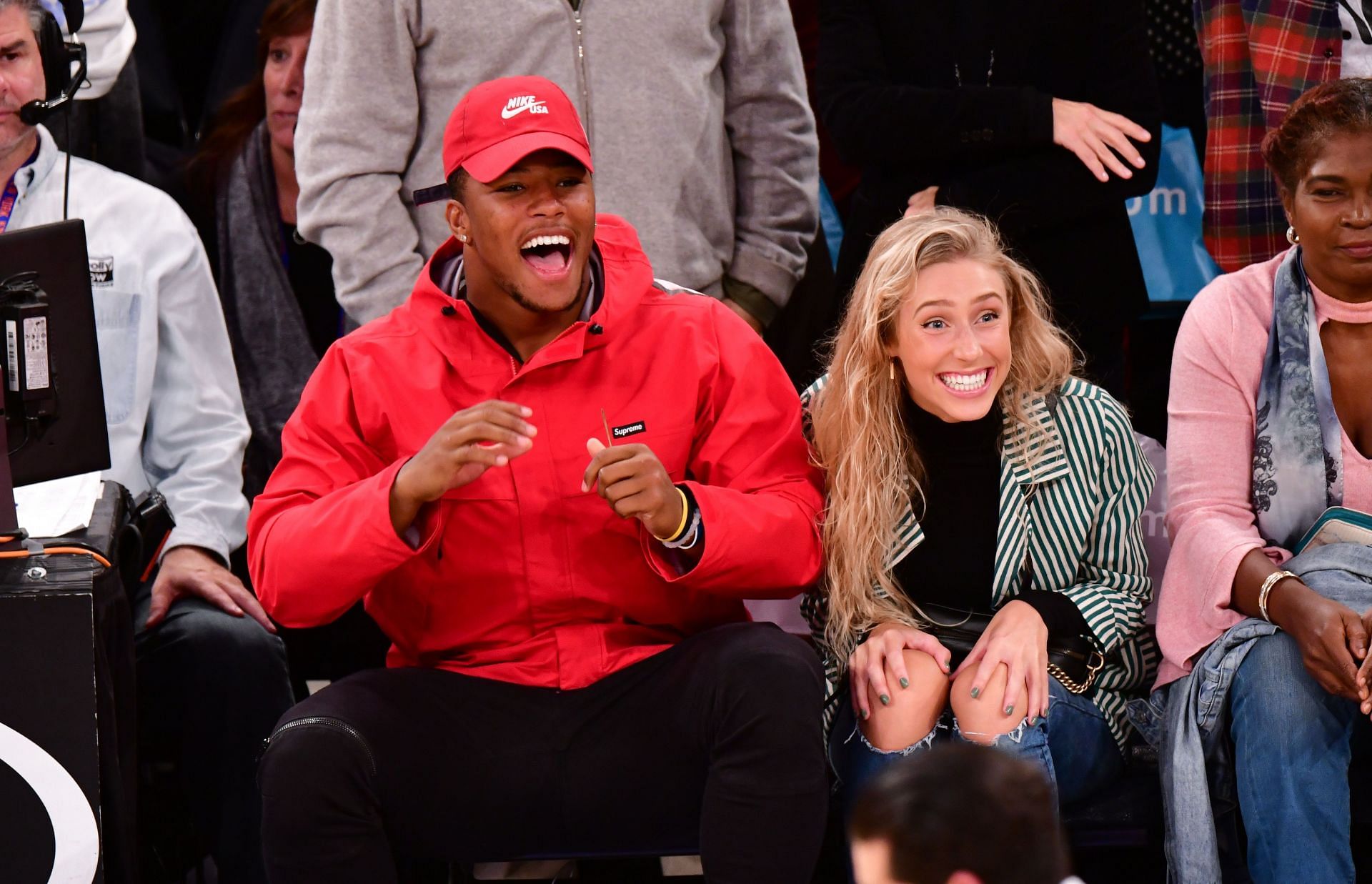 Celebrities Attend The New York Knicks Vs Boston Celtics - Source: Getty