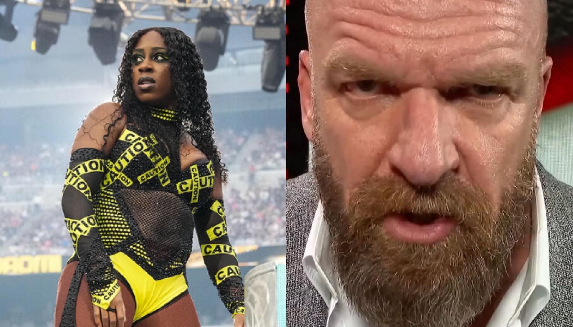 Naomi (left), Triple H (right)  [Image Credits: wwe.com]