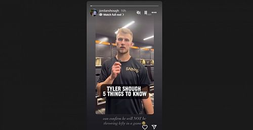 Tyler Shough’s wife Jordan makes major revelation on Saints QB after Derek Carr's retirement/@jordanshough