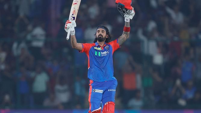 "Commands the crease like a top-tier streamer" - Fans react to KL Rahul's blistering ton in DC vs GT IPL 2025 match