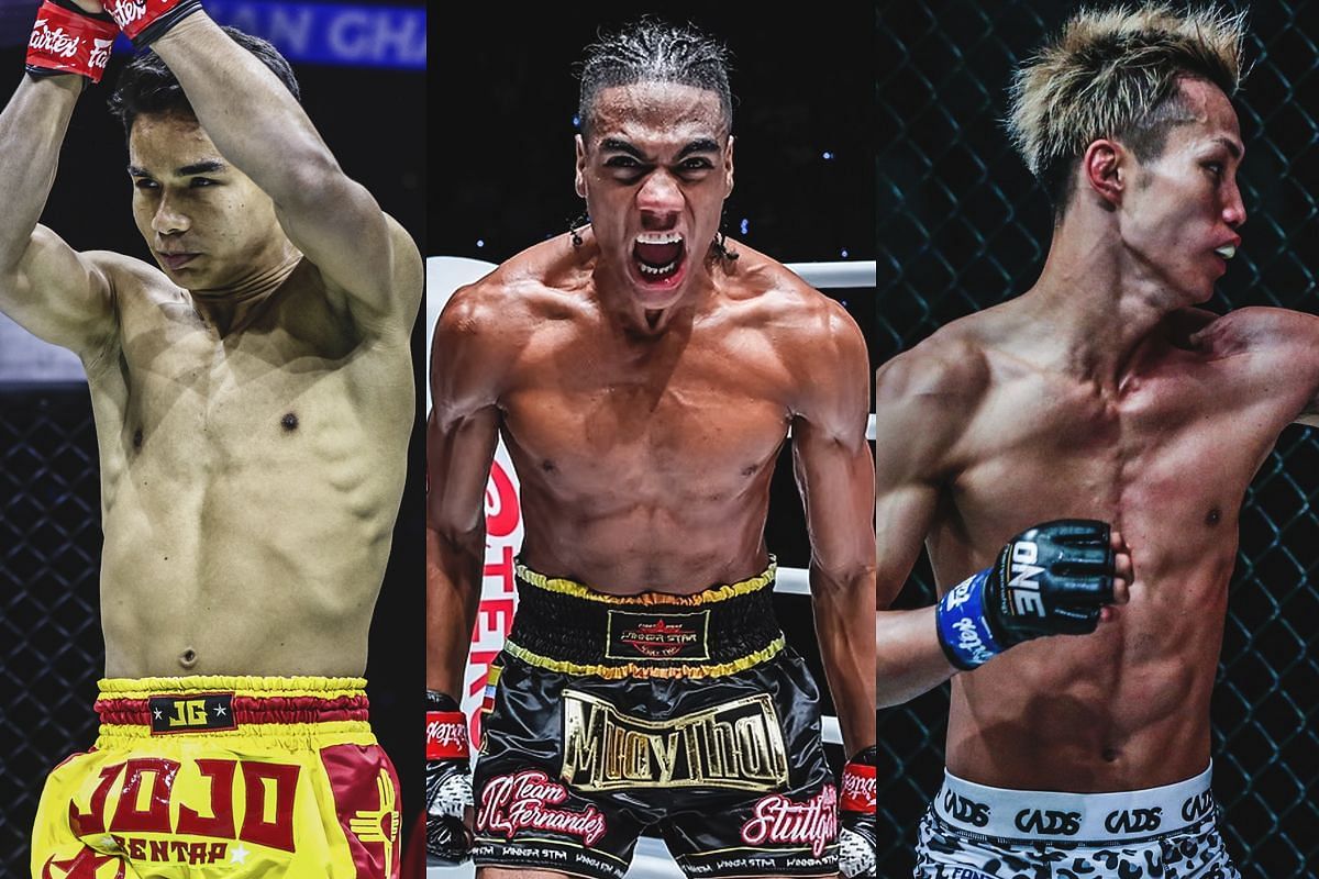 (From left) Johan Ghazali, Johan Estupinan, Taiki Naito.