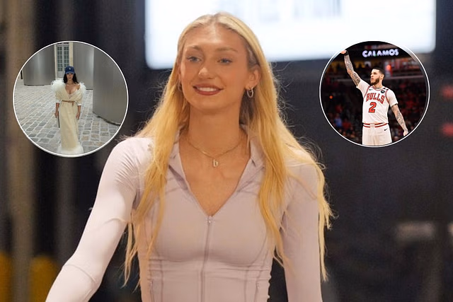 Cameron Brink arrives for an WNBA game at the Crypto.com Arena, Kim Kardashian in Paris, Lonzo Ball shoots the ball during an NBA Game