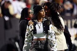 Deiondra Sanders’ fiancé, Jacquees, drops a cheeky reaction to baby Snow’s fun dinner with his mother