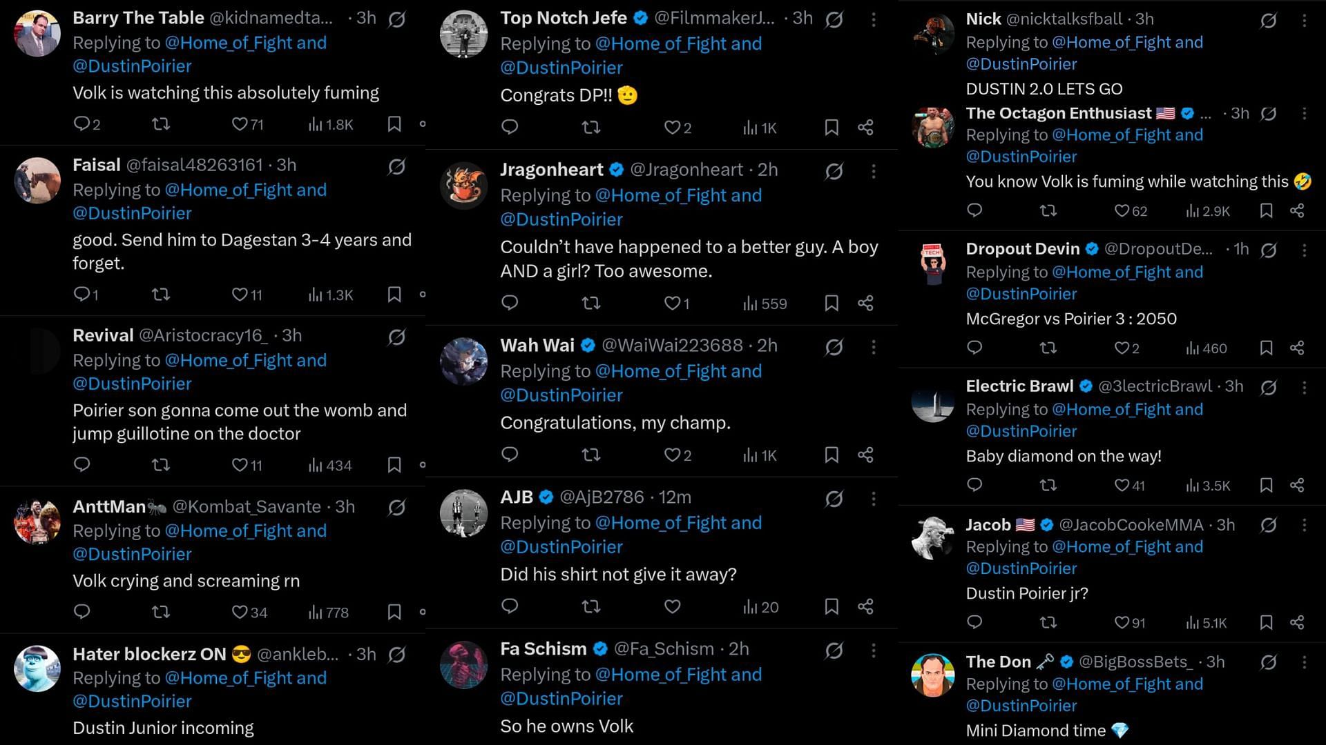 Fan comments [Screenshots courtesy: @Home_of_Fight on X]