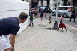 GT star plays cricket with young kids on the streets of Mumbai amid IPL 2025 [Watch]