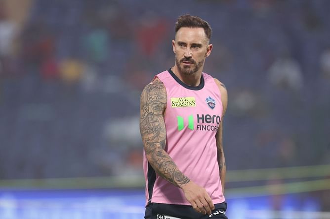 Why is Faf du Plessis captaining DC in today's IPL 2025 match against MI?