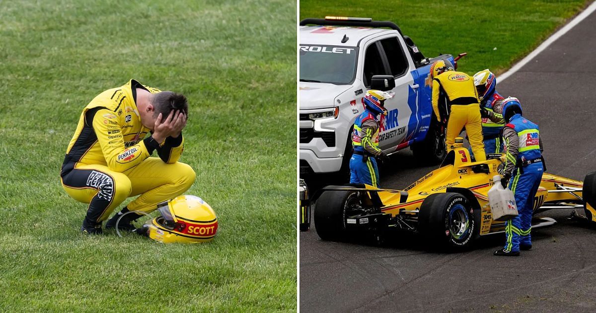 IndyCar, Indy 500, Scott McLaughlin, Team Penske, Fans, Crash