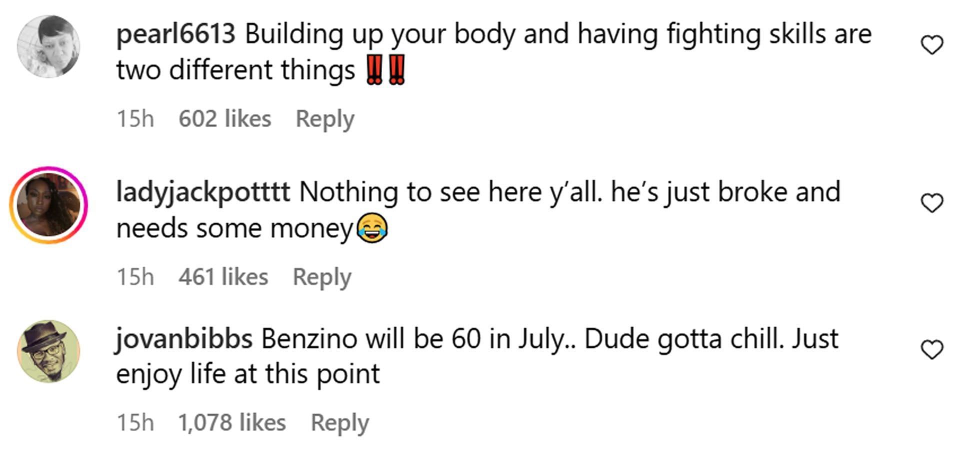 Comments reacting to the news (Image via Instagram/ @theneighborhoodtalk)