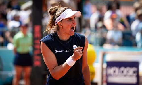 Beatriz Haddad Maia at the Madrid Open 2025. (Photo: Getty)