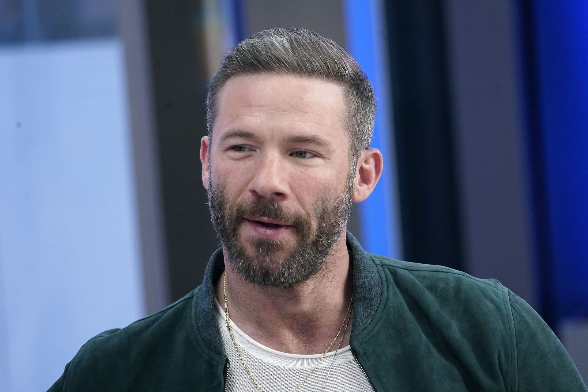 Julian Edelman Visits &quot;Fox &amp; Friends&quot; - Source: Getty