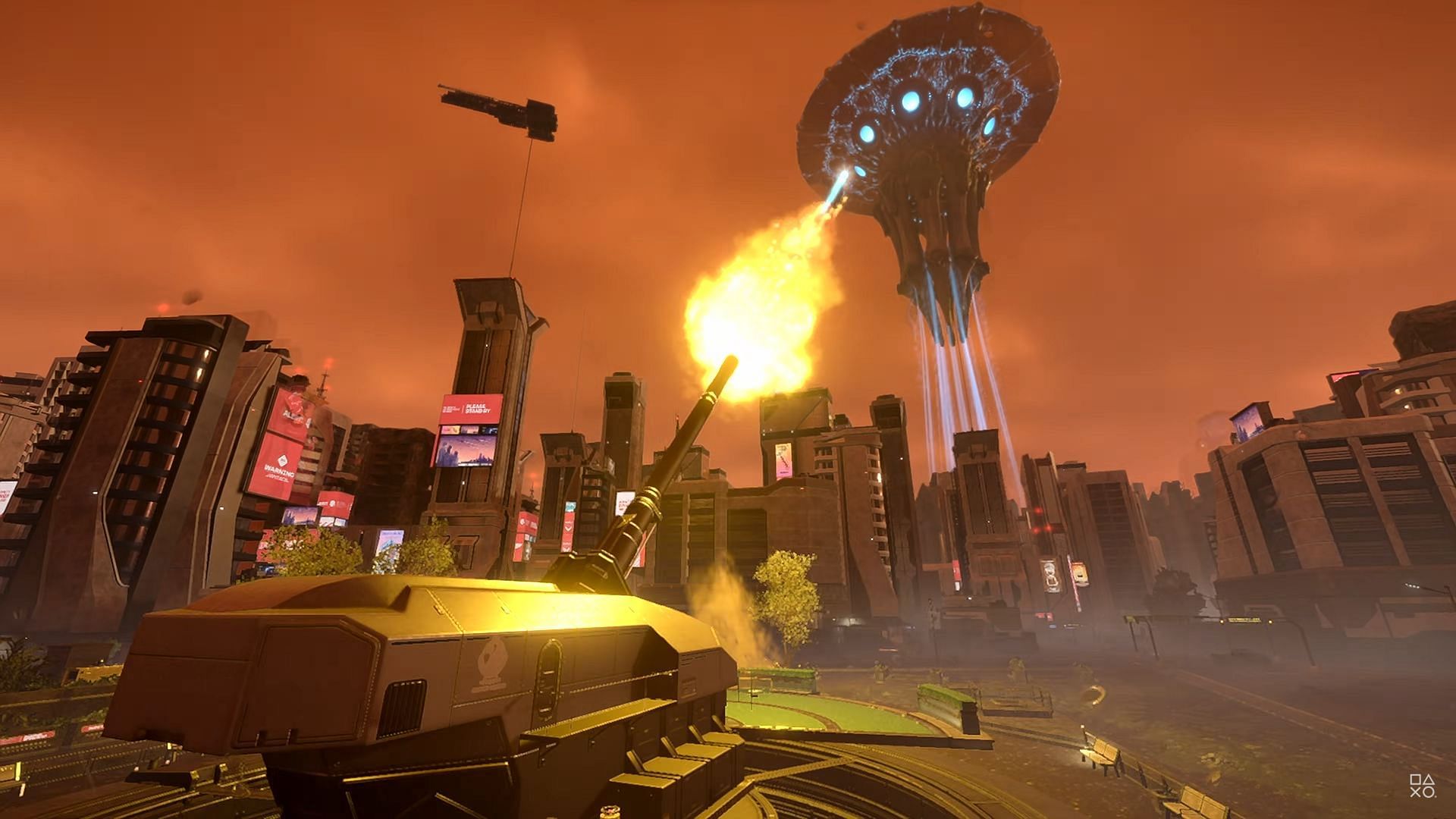 A guide to use Planetary Defense Cannons in Helldivers 2 (Image via PlayStation Publishing LLC)