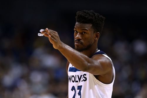 Jimmy Butler played for the Minnesota Timberwolves in 2017-18 (Image source: Getty)
