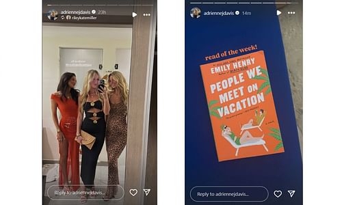 Screenshot, (Credits: @adriennejdavis Instagram)