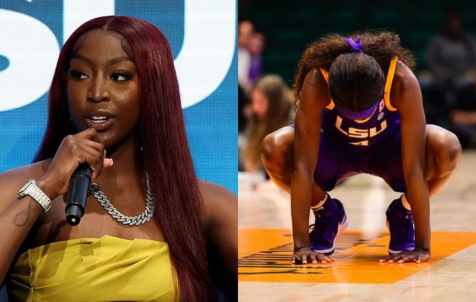 LSU's Flau'jae Johnson shares snaps from intense training session