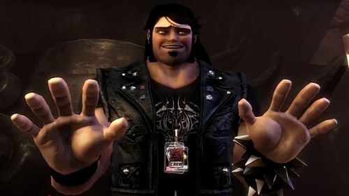 Eddie Riggs in the Brütal Legend video game (Image via YouTube/ IGN)