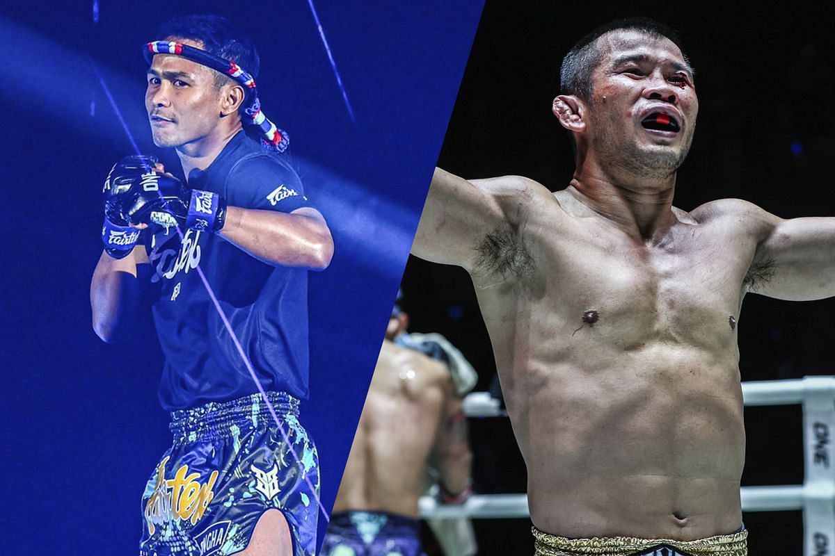 Superbon (left) and Nong-O (right). [Photos from ONE Championship]