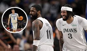 Kyrie Irving drops his reaction to Mavericks landing No. 1 pick creating potential trio with Cooper Flagg and Anthony Davis