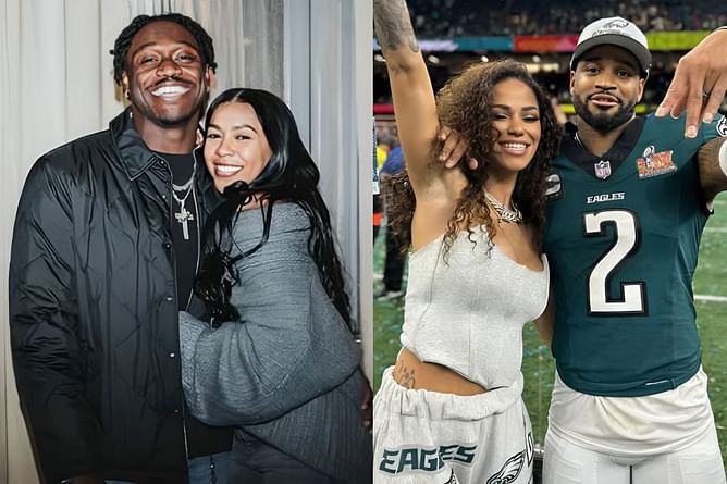 Darius Slay's wife Jennifer sends 2-word message as A.J. Brown pulls off grand proposal to girlfriend Kelsey Riley