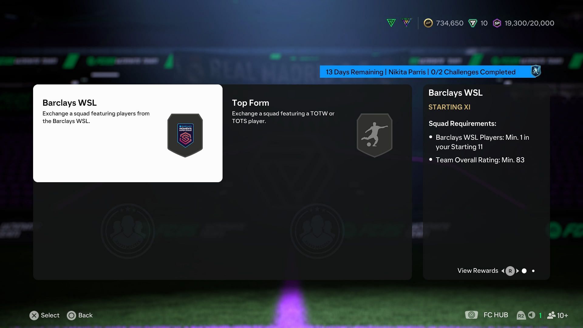 The requirements (Image via EA Sports)