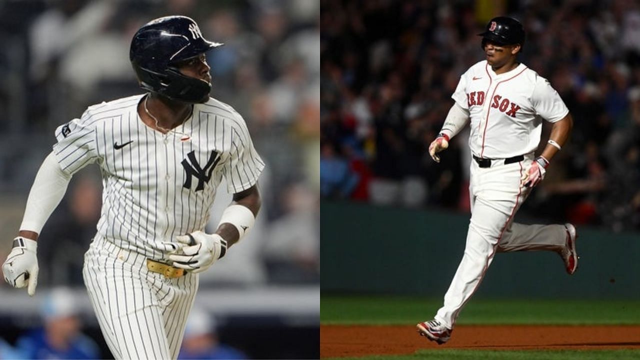 Jazz Chisholm Jr. and Rafael Devers [Source: Imagn]