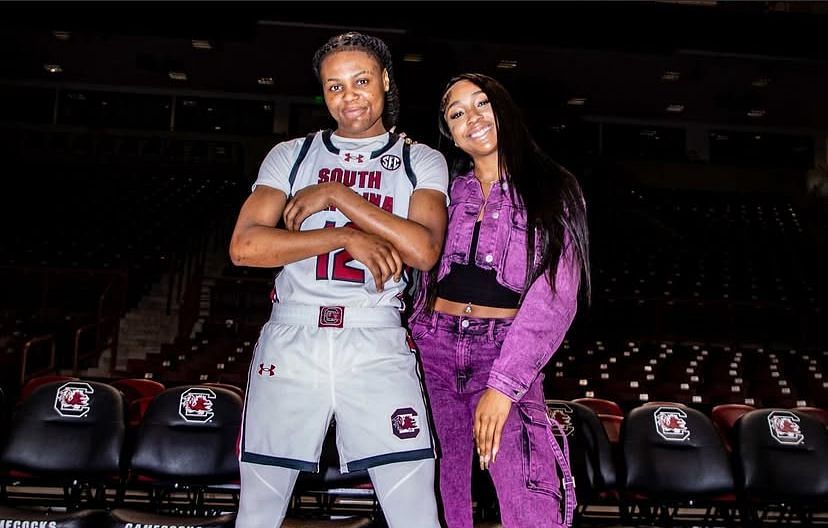 MiLaysia Fulwiley and girlfriend JaMeesia Ford on IG. Image via @laywitdabutter