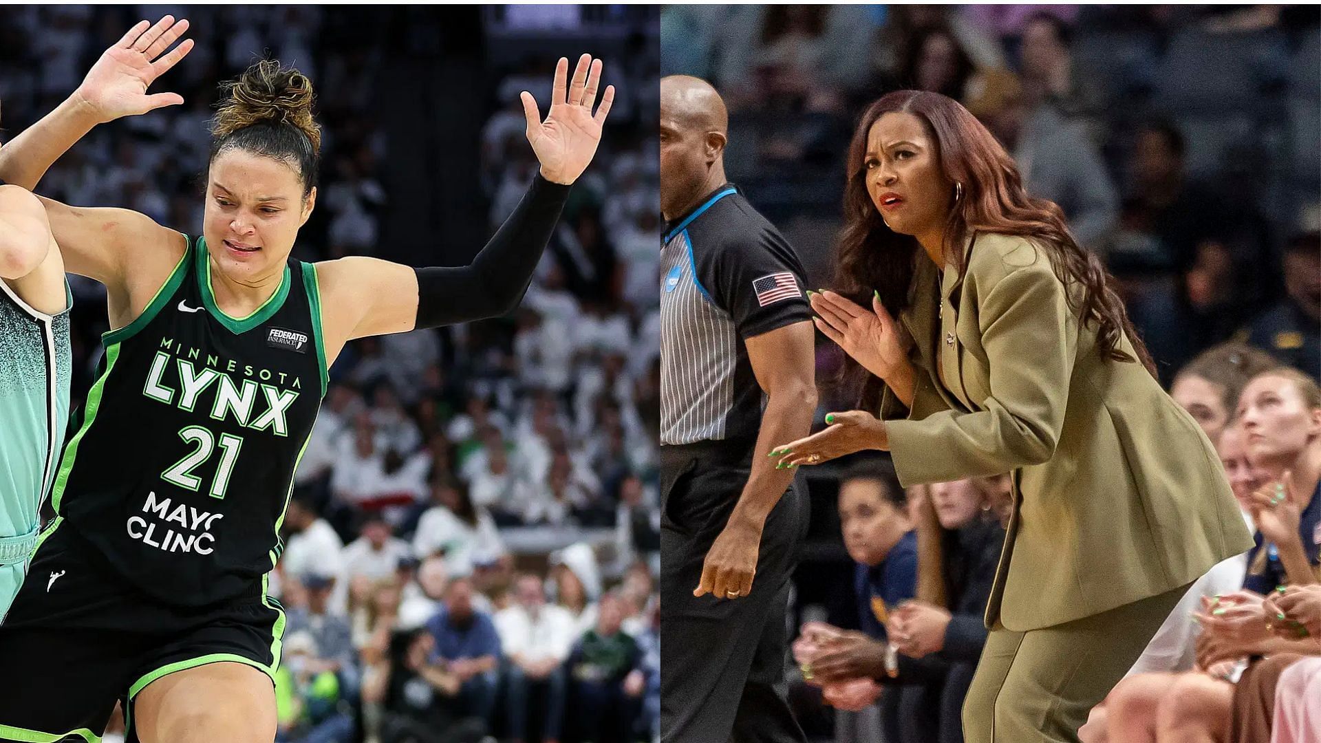 Kayla McBride and Niele Ivey. - Source: Matt Krohn &amp; Vasha Hunt, Imagn