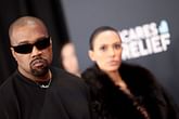 Kanye West fans are seen chanting his banned song outside a Buffalo Wild Wings in Hollywood