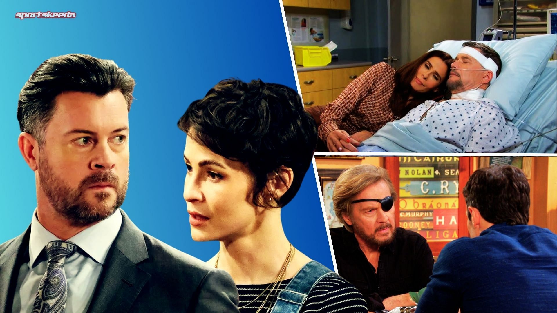A still from Days Of Our Lives (Custom cover edited by Sportskeeda, images via Peacock)