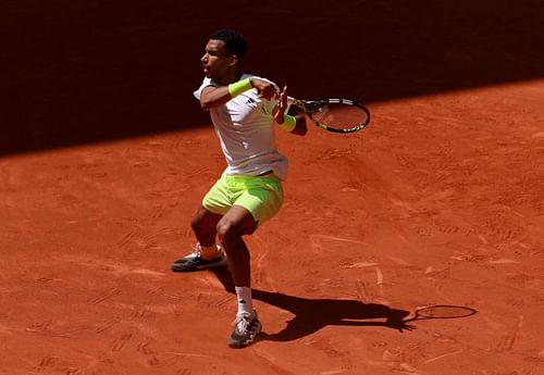Auger-Aliassime in the Mutua Madrid Open - Day Four - Source: Getty