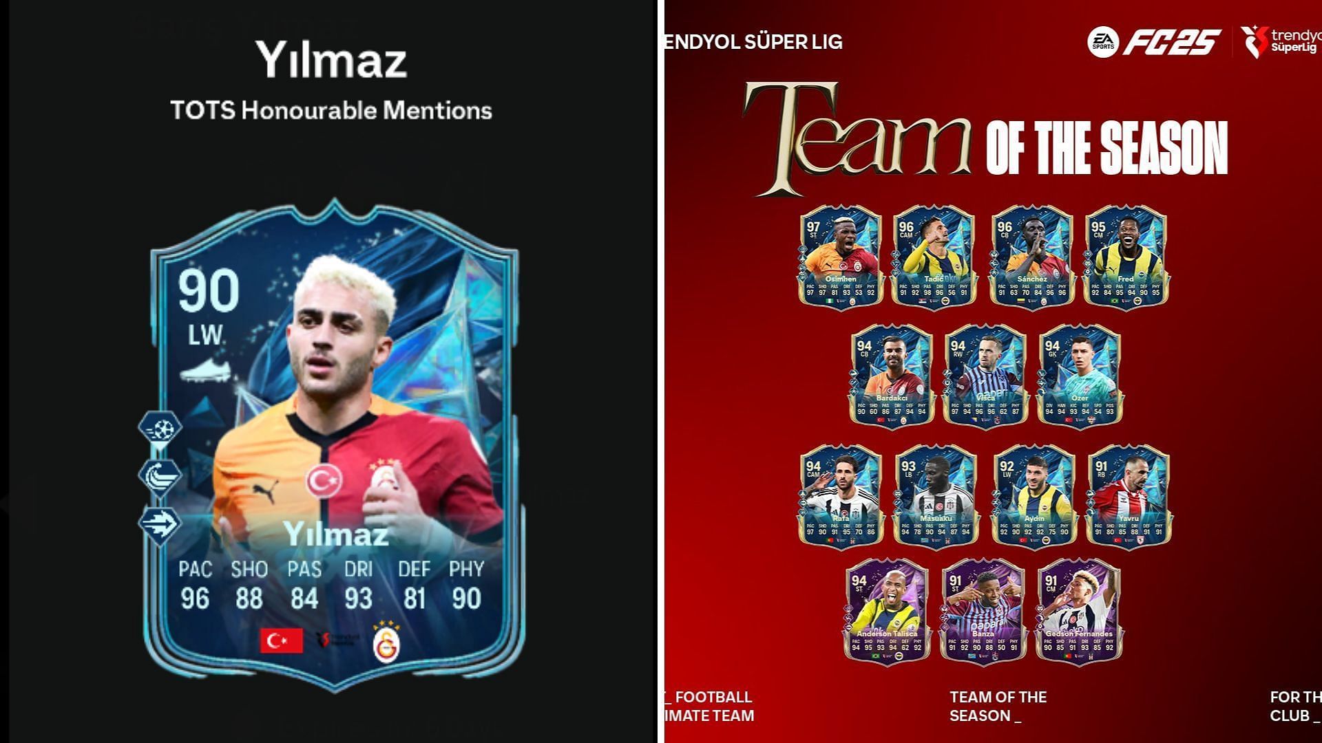 Baris Yilmaz TOTS HM SBC is now live (Image via EA Sports || Sportskeeda Gaming)