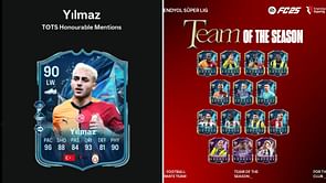 EA FC 25 Baris Yilmaz TOTS Honourable Mentions SBC: All tasks and cheapest solutions
