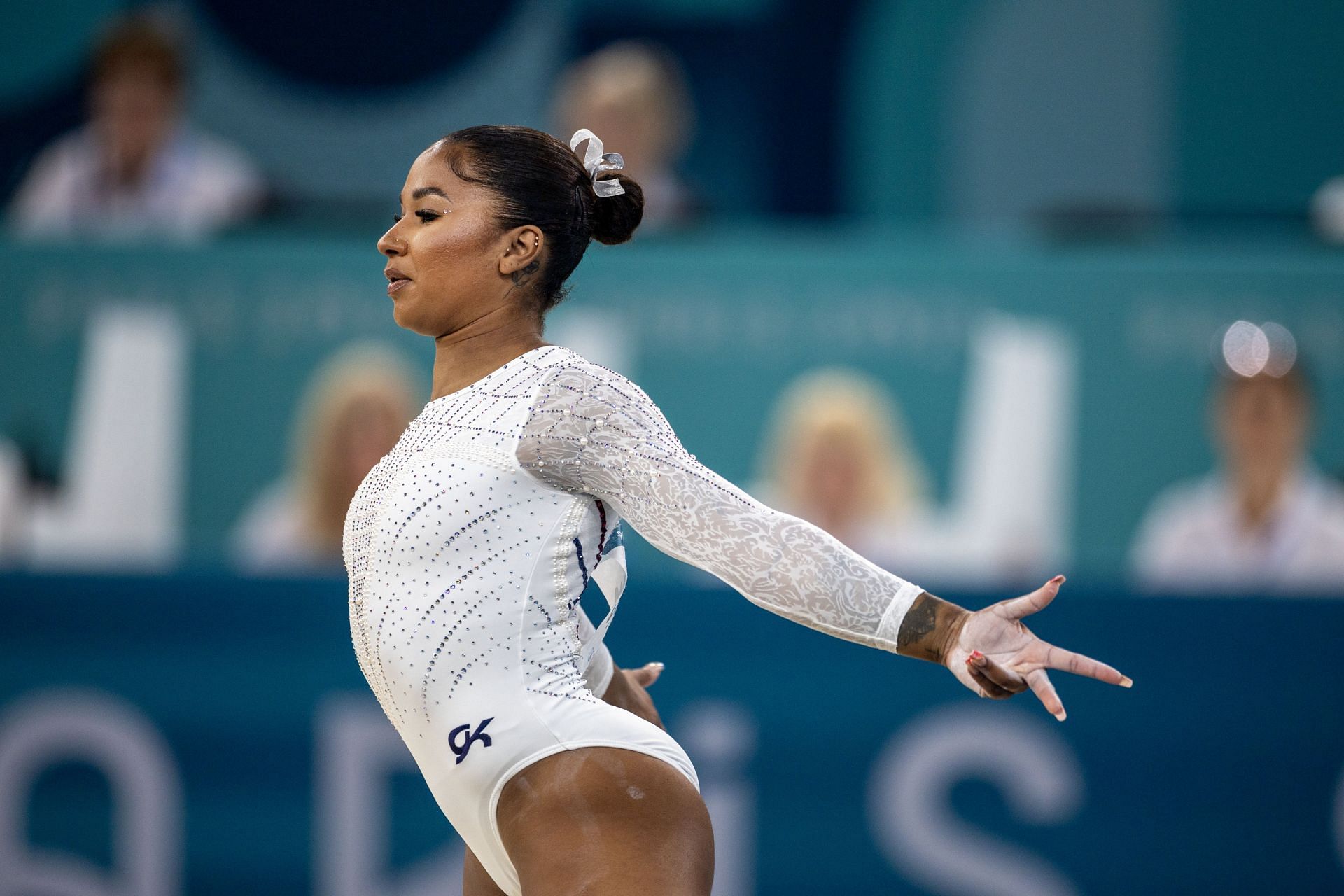 Jordan Chiles at the Paris Olympics 2024 [Image Source: Getty]