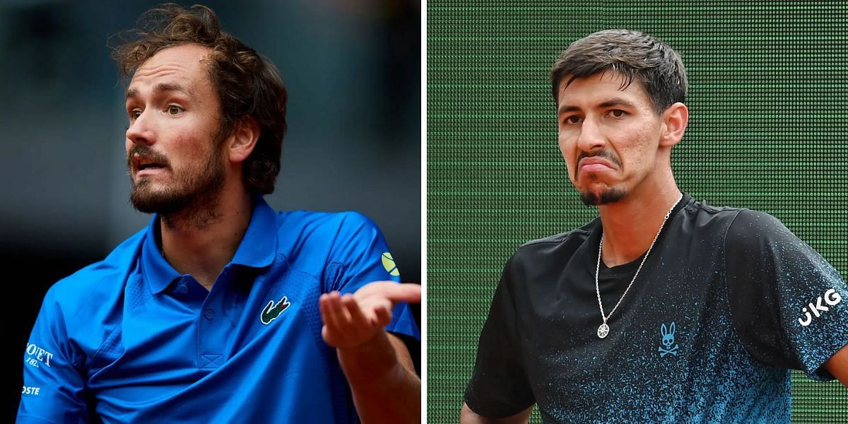 Daniil Medvedev vs Alexei Popyrin - Image Source - Getty 