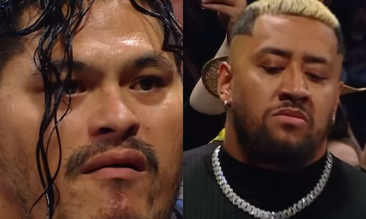 WWE superstars,  Jeff Cobb  (L) and Solo Sikoa (R). Photo credit: WWE