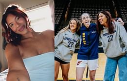 IN PICS: Iowa star Jada Gyamfi shares heartfelt snaps with Caitlin Clark & Gabbie Marshall from Fever vs. Mystics game