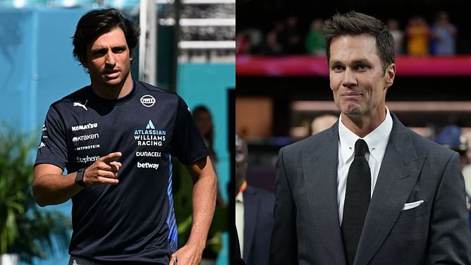 "I was part psychopath" - Tom Brady gets 100% real on his football mindset with F1 racer Carlos Sainz