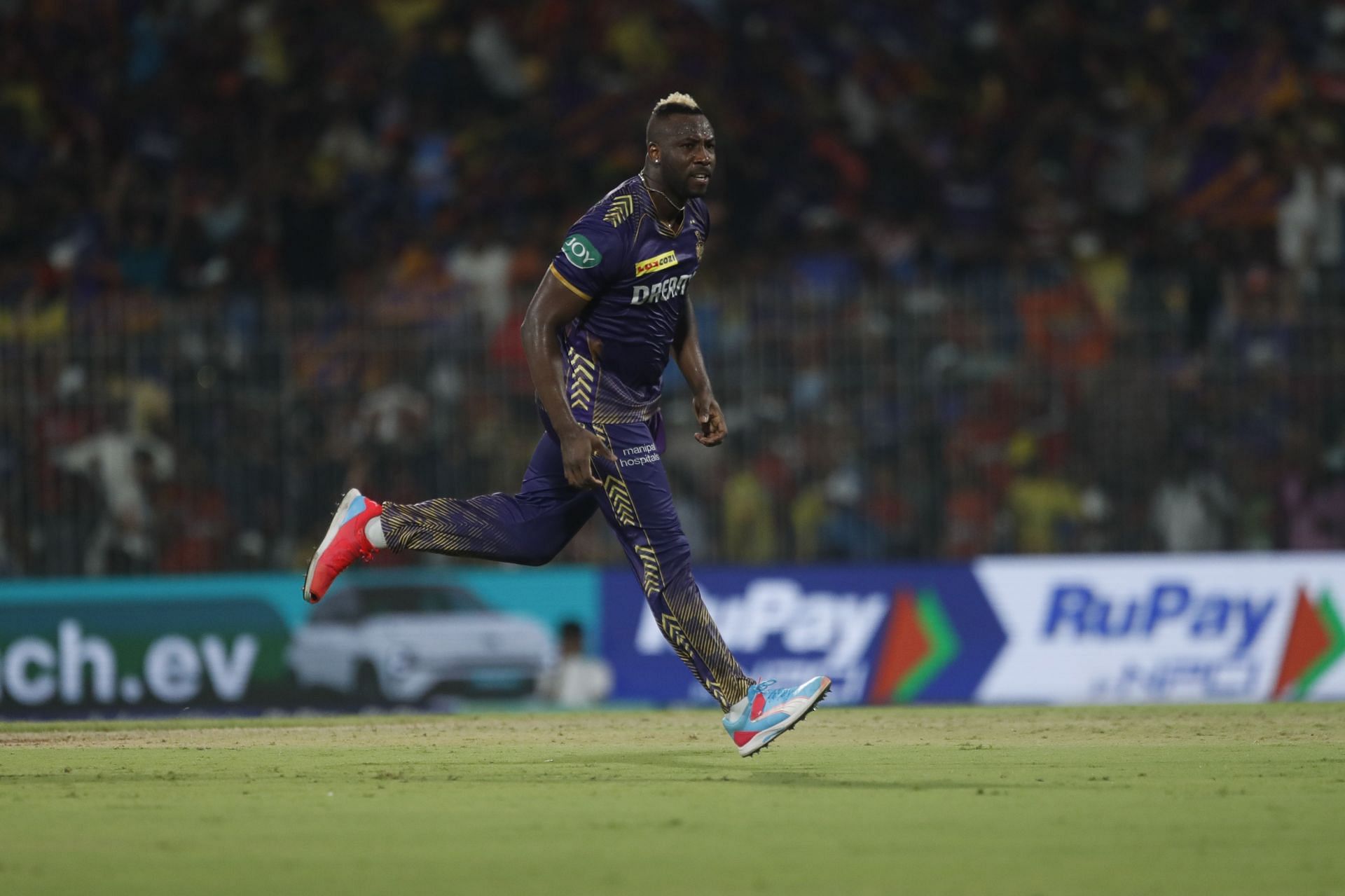 Russell's bowling has been way too underutilized by KKR this season [Credit: Getty]