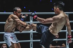 WATCH: The absolute bloodbath between Lucas Gabriel and Zhang Lipeng at ONE Fight Night 31