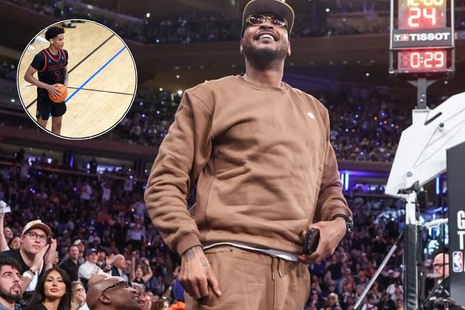 Carmelo Anthony reveals father-son moment after Kiyan Anthony's high school MVP nod: "This is the end"