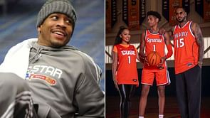 Carmelo Anthony's ex La La Anthony shows respect to Allen Iverson as Kiyan Anthony puts up a show at Iverson Classic game