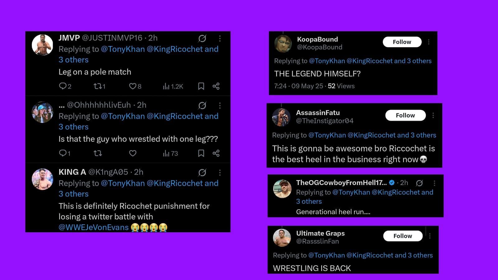Fans react to an interesting match taking place next week [Screenshots from X]