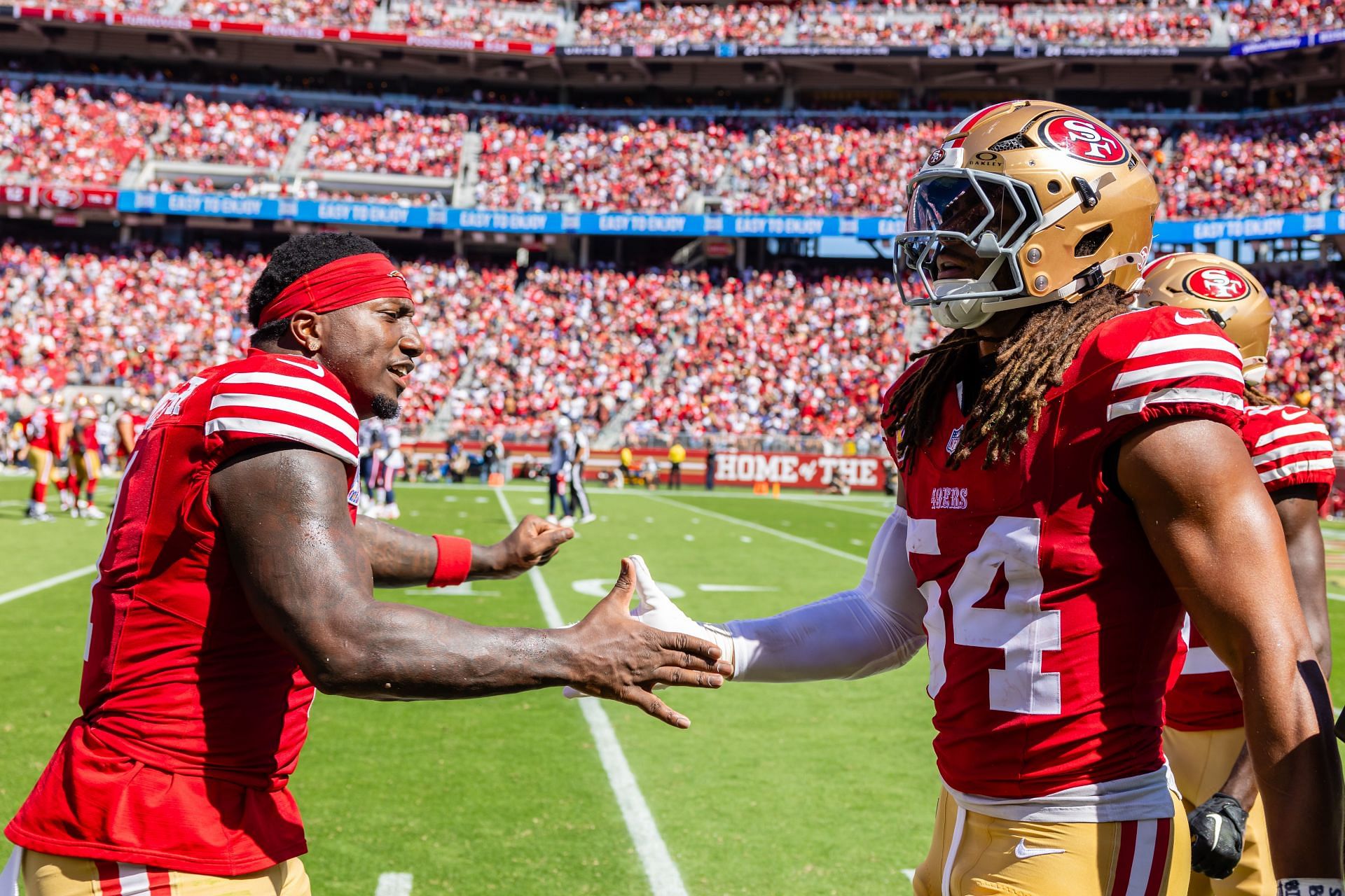Deebo Samuel makes feelings known as ex-49ers teammate Fred Warner signs $63,000,000 million extension (Image credit: Getty)